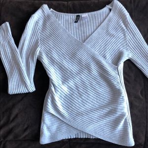 H&M wrap sweater